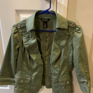 WHBM olive Jacket
